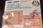 Spa & Nails of America Menu